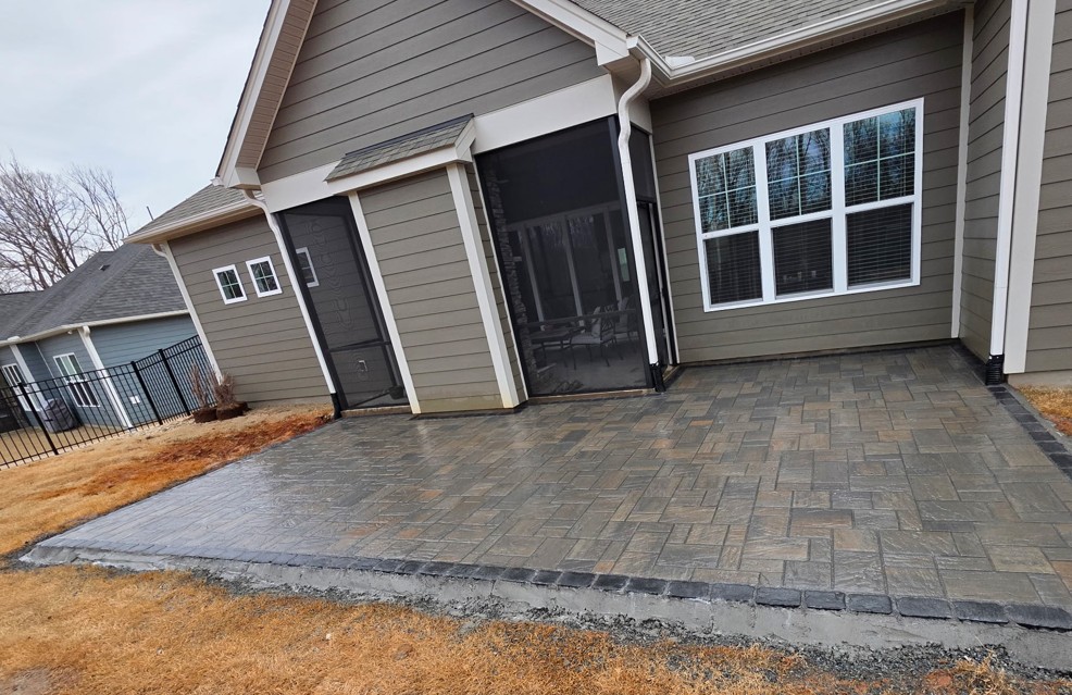 Hardscaping and paver patio installation