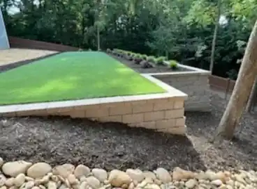 Finished graded yard ready for sod in Concord, NC